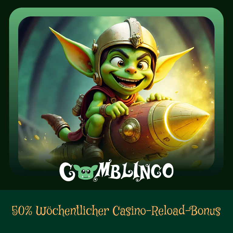 Erhalten Sie 50 % wöchentlichen Casino-Reload-Bonus – Gomblingo